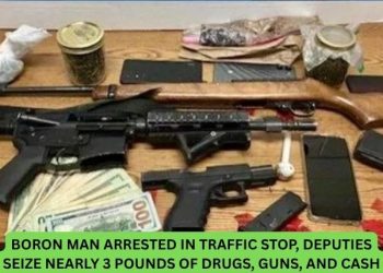 Boron Man Arrested in Traffic Stop, Deputies Seize Nearly 3 Pounds of Drugs, Guns, and Cash