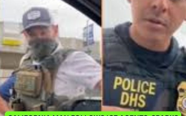 California Man Follows ICE Agents, Sparks Tense Encounter Over Identification