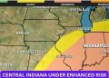Central Indiana Under Enhanced Risk: Brace for Damaging Winds and Severe Storms