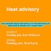 Heat advisory issued for Foothills of the Northern Blue Mountains in Oregon until Tuesday night