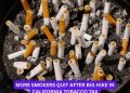 More Smokers Quit After Big Hike in California Tobacco Tax
