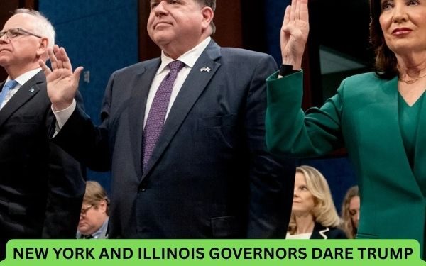 New York and Illinois Governors Dare Trump Ally to Arrest Them Over Immigration Disputes