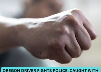 Oregon driver fights police, caught with stolen car, drugs, and illegal firearm