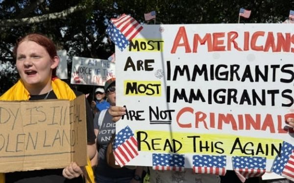 Protestors Gassed Outside Oregon ICE Facility Following No Kings March