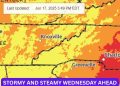 Stormy and Steamy Wednesday Ahead with Severe Weather Threat | Jun. 17, 2025