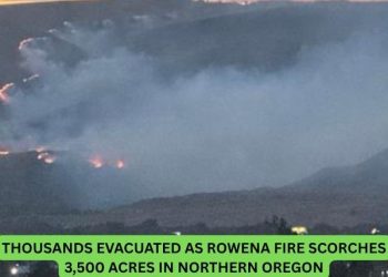 Thousands Evacuated as Rowena Fire Scorches 3,500 Acres in Northern Oregon