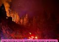 Two destructive Oregon wildfires nearing containment